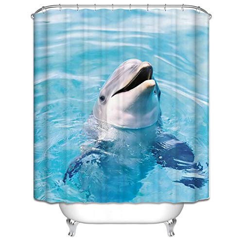 Epinki Polyester Duschvorhang Delfin Form Badewanne ...